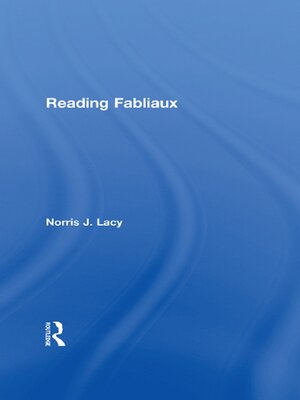 cover image of Reading Fabliaux